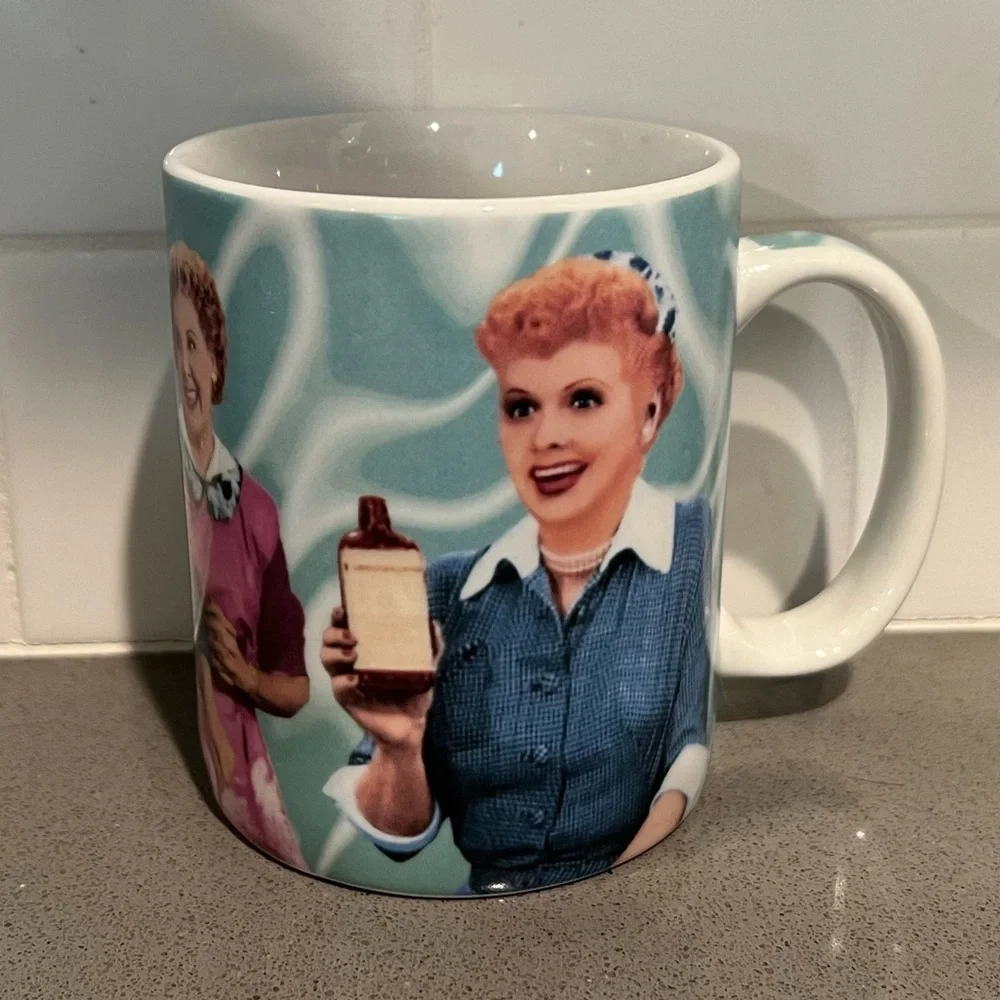 I Love Lucy Lucille Ball and Desi Arnaz Centric Coffee Cup Mug - Picture 3 of 6